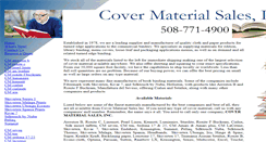 Desktop Screenshot of covermaterial.com